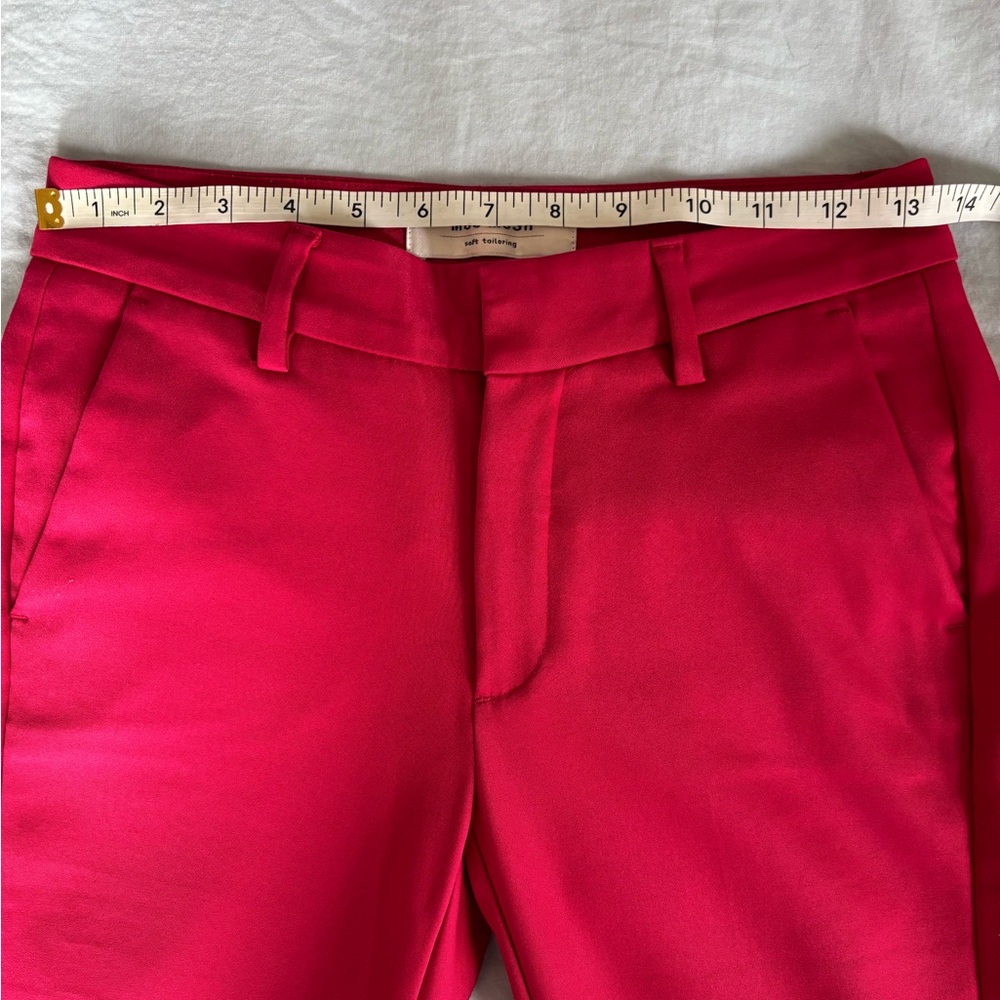 Mos Mosh Fuchsia Pants with Ankle Flare-Leg Design - Picture 8 of 13